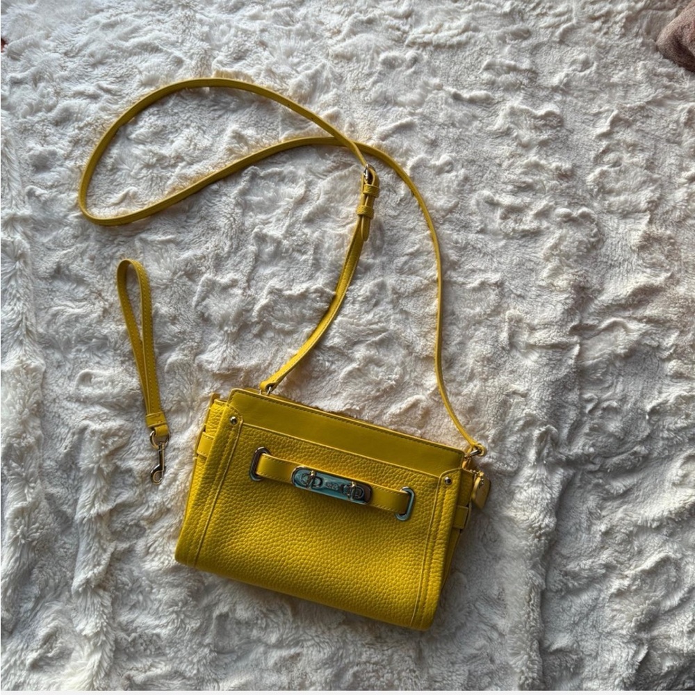 Coach Yellow Crossbody Bag